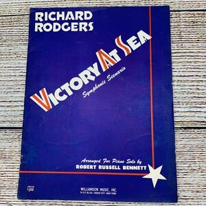 Richard Rodgers Victory At Sea Symphonic Scenario Arranged For Piano Music Book